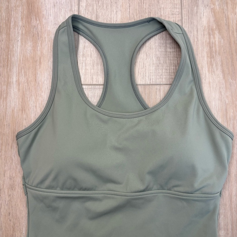 Halara Softlyzero Plush U Neck Backless Racerback… - image 2